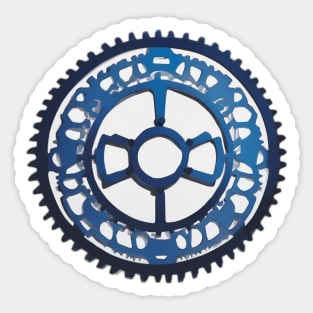 High Precision Blue Bicycle Cassette Gear No. 478 Sticker